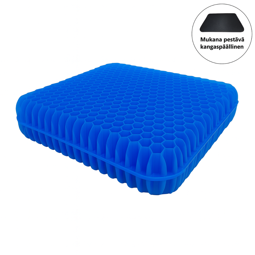 BlueStretch-Pro | Pehmeä ja Hengittävä Istuintyyny