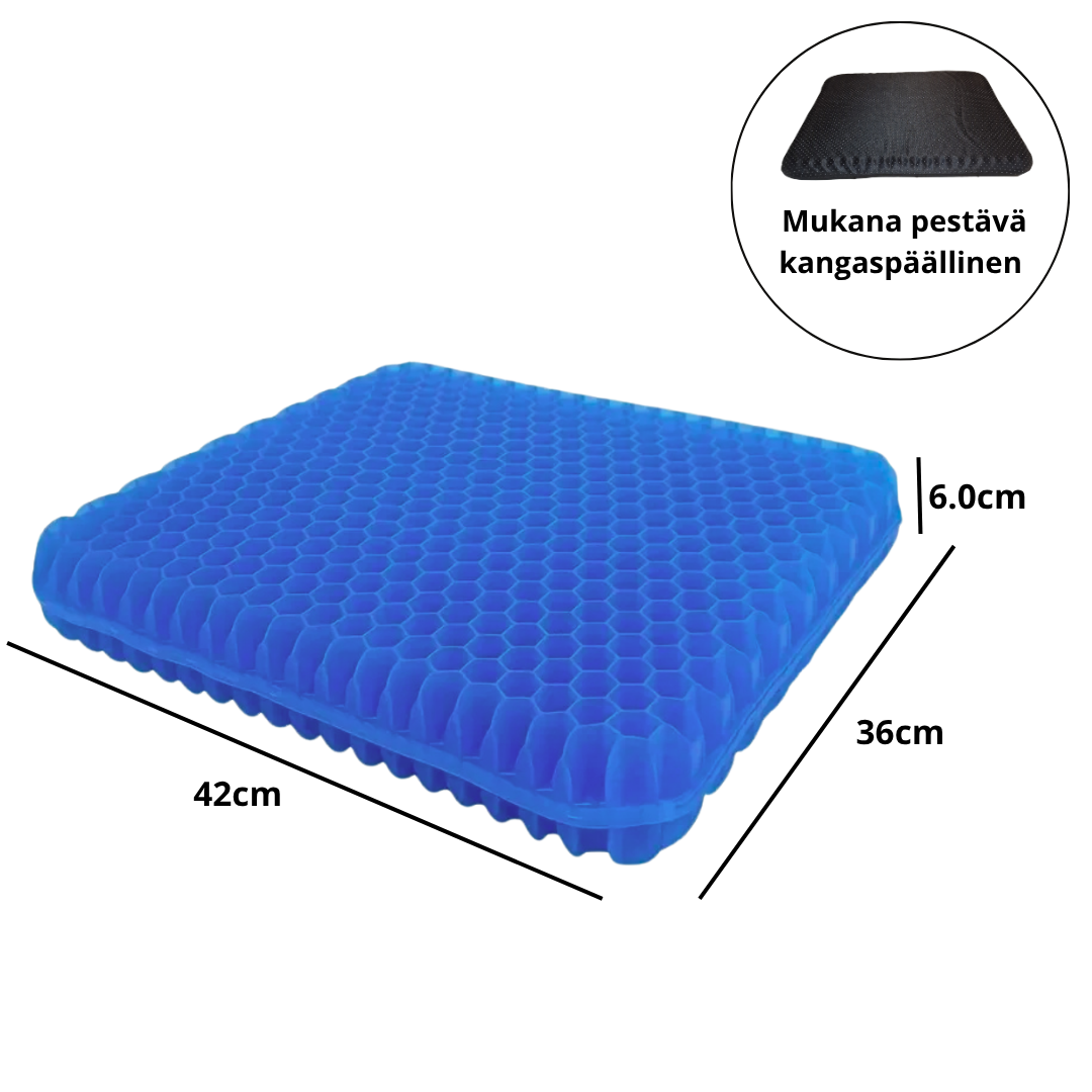BlueStretch-Pro | Hengittävä Geelityyny