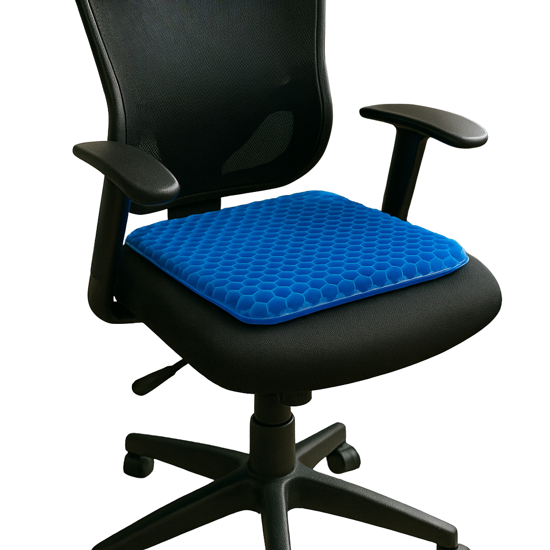 BlueStretch-Pro | Pehmeä ja Hengittävä Istuintyyny