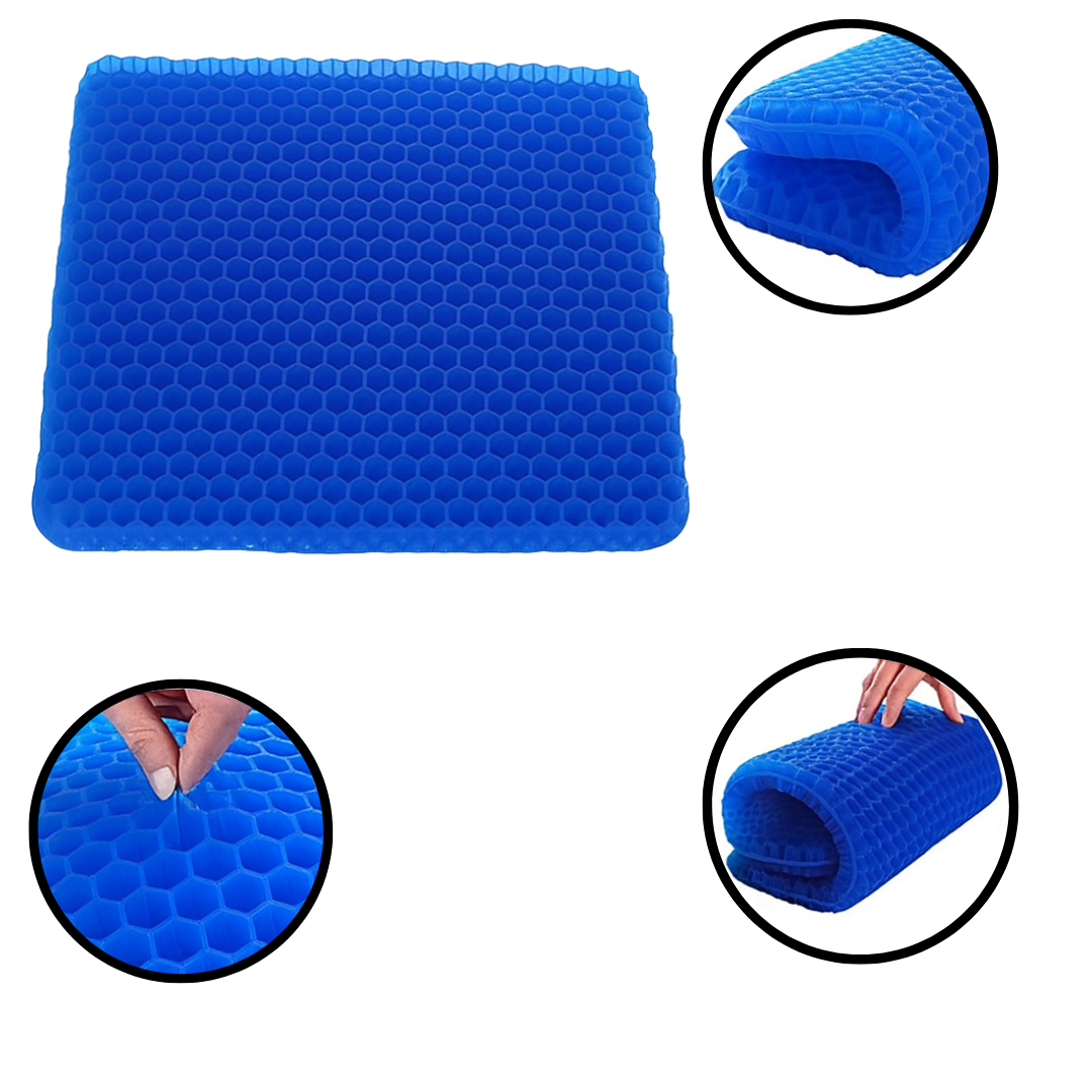 BlueStretch-Pro | Pehmeä ja Hengittävä Istuintyyny