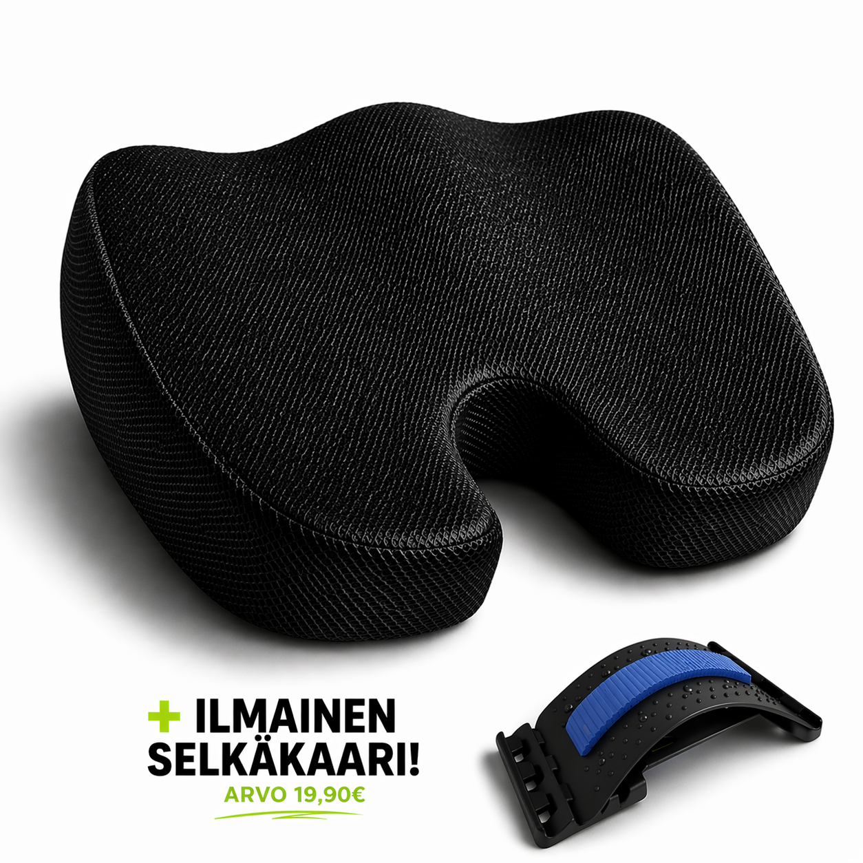 PostureGrid Plus | Ergonominen istuintyyny